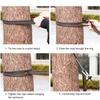 2PCS/set 2M Hammock Straps Polyester Straps 5 Ring High Load-Bearing Barbed Outdoor Camping Hammock Swing Strap