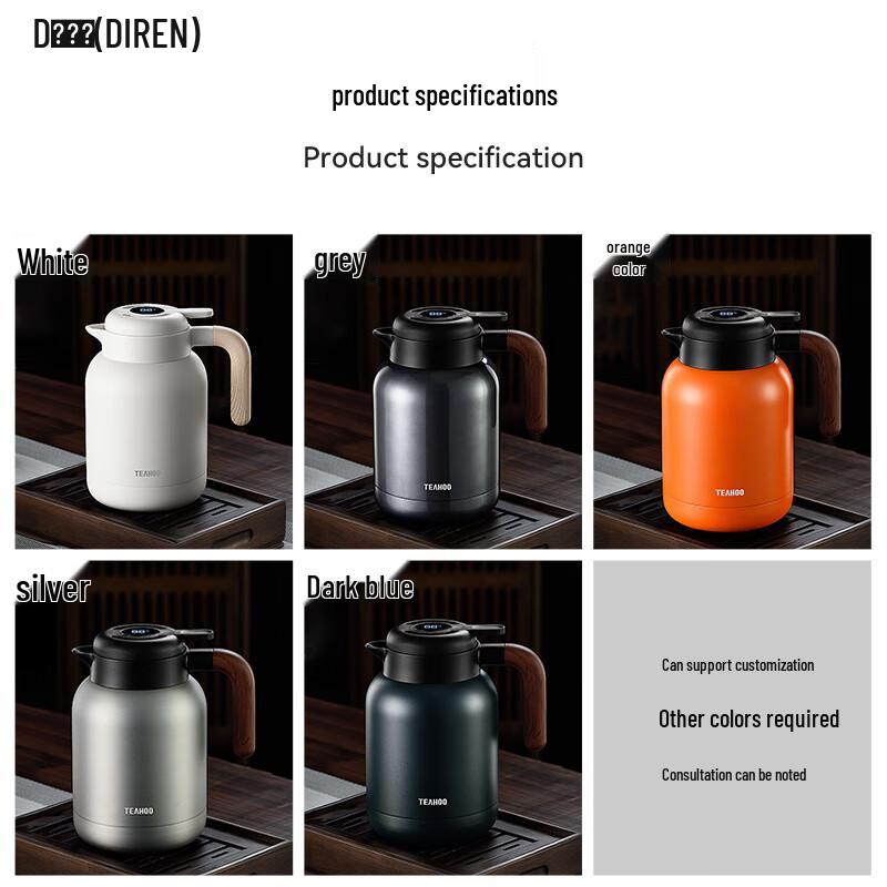 DIREN Smart Thermal Tea Pot with Temperature Display