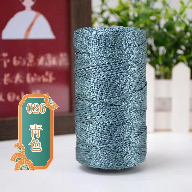 Mercerized Ice Hemp Thread 100G Shaft Medium And Thin Hollow Thread Sun Hat Shoes Crochet Hand-Woven Thread Full Free Shipping