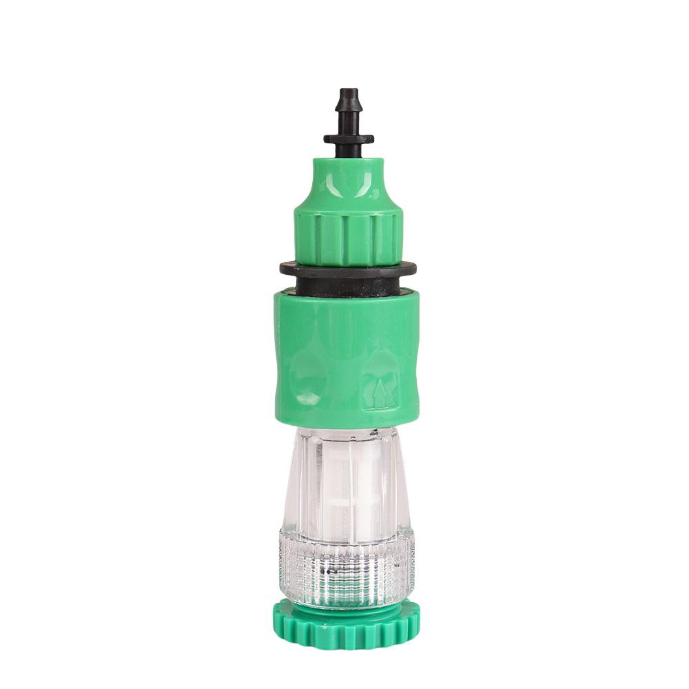 Durable Transparent Water Inlet Filter for Car Wash: Anti-clogging, Anti-rust, Quick Connect Nipple