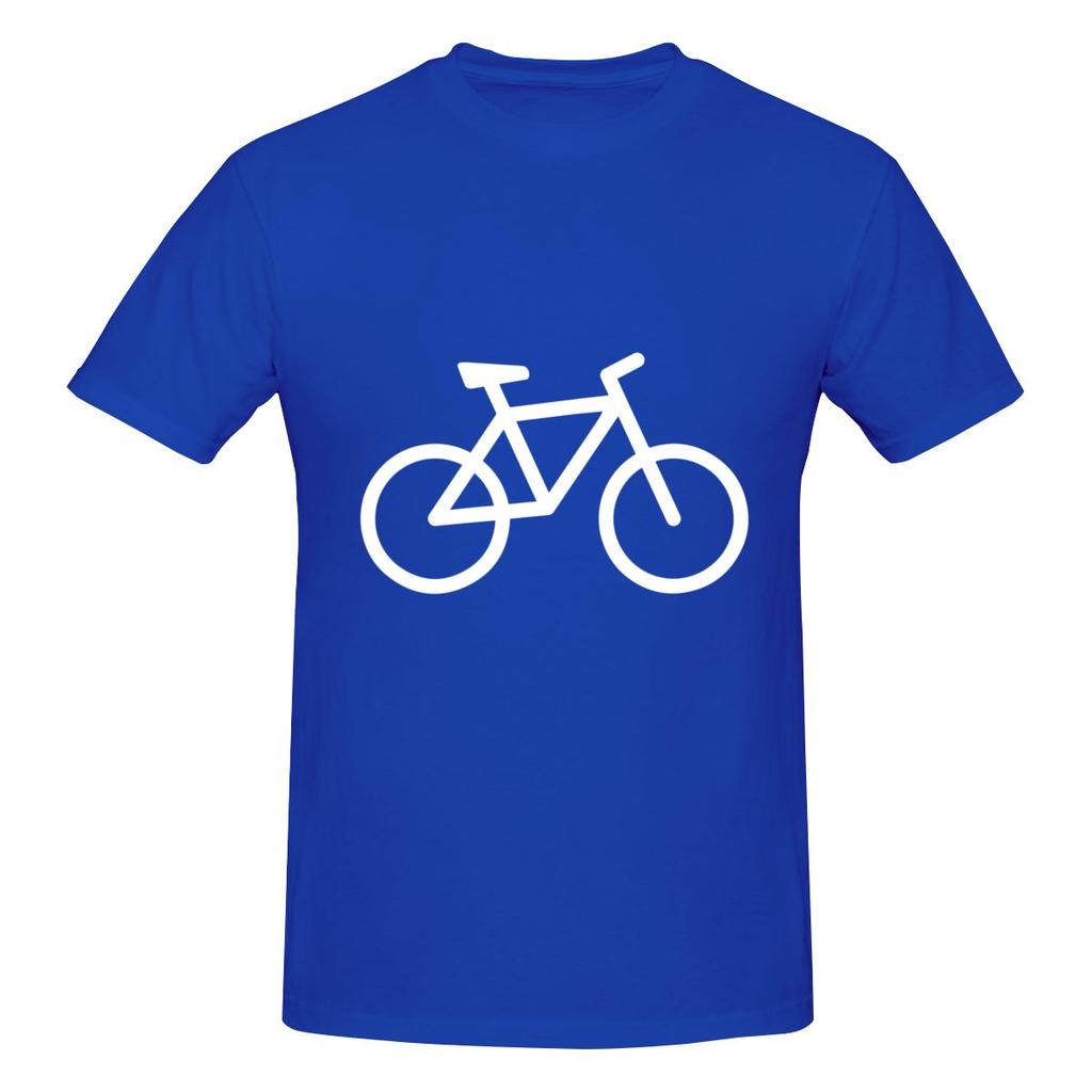 White Bike Bicycle Tshirt Japanese Fresh Tshirt Fitness Leisure Travel Musthave Short Sleeve
