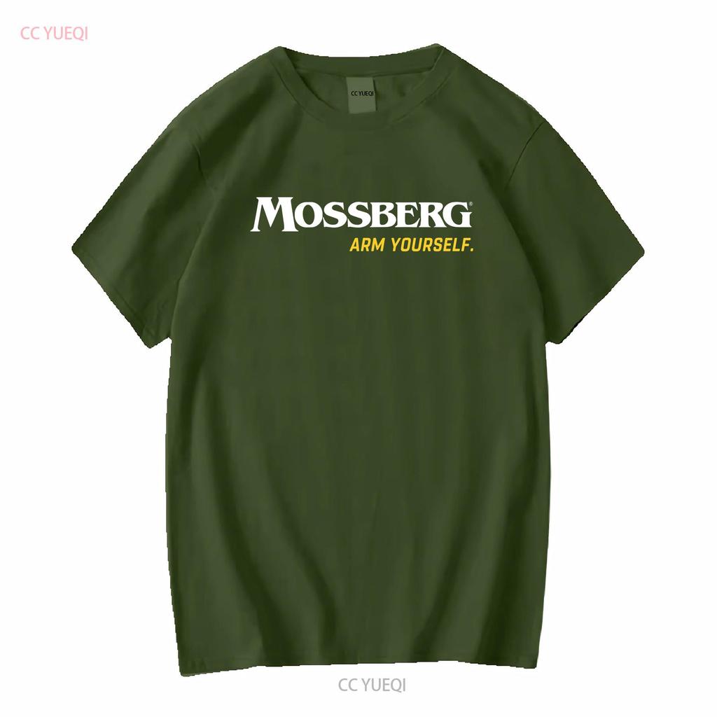 New T Shirt Mossberg Guns Firearms Logo Cotton Men's S To 5XL Long or Short Sleeves Vintage Washed Top For Everyday Wear