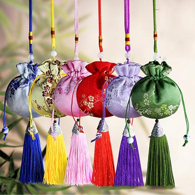 Sachet Vintage Brocade Hanfu Accessories Car Hang Interior Portable Sachet Jewelry Storage Bag