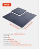Garage Floor Tiles Interlocking, 8 Pack 513 x 513 x 5 mm Interlocking Modular Garage Flooring Tiles, Diamond Plate Slip-Resistant PVC Mats for