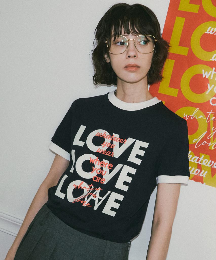 Banwonateullie A3442 Love Ringer T-Shirt_Navy/White