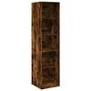 VidaXL Wardrobe Smoked Oak 50x50x200 Cm Engineered Wood, Storage Cabinet, Wardrobe Organizer, Cabinet, 3307715