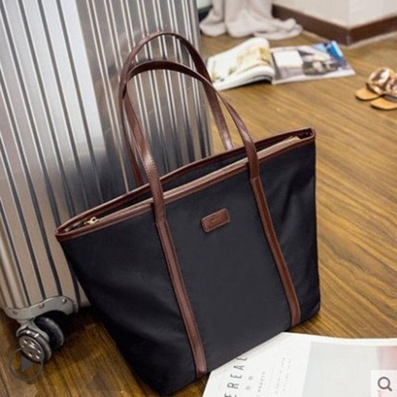 

Women s Waterproof Oxford Canvas Shoulder Tote: Stylish, Simple, Large Handbag for Commuting