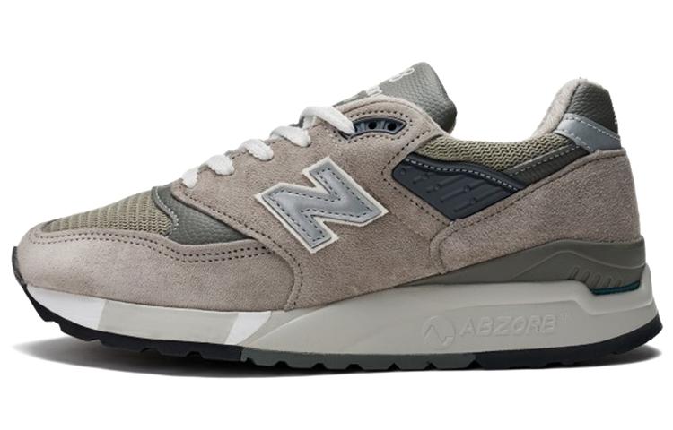 

New Balance NB 998 Спортивні Текстиль, Штучна Шкіра Низькі Повсякденні Кросівки для Бігу Жіночі w998G 35