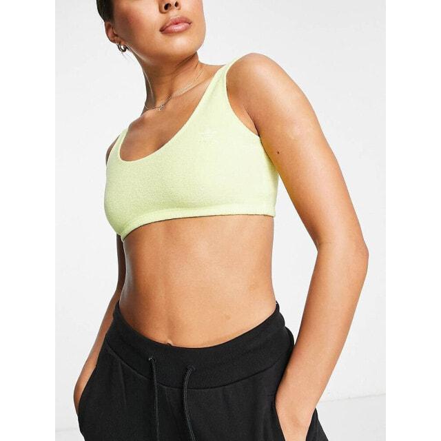 

Желтый топ без косточек adidas Originals