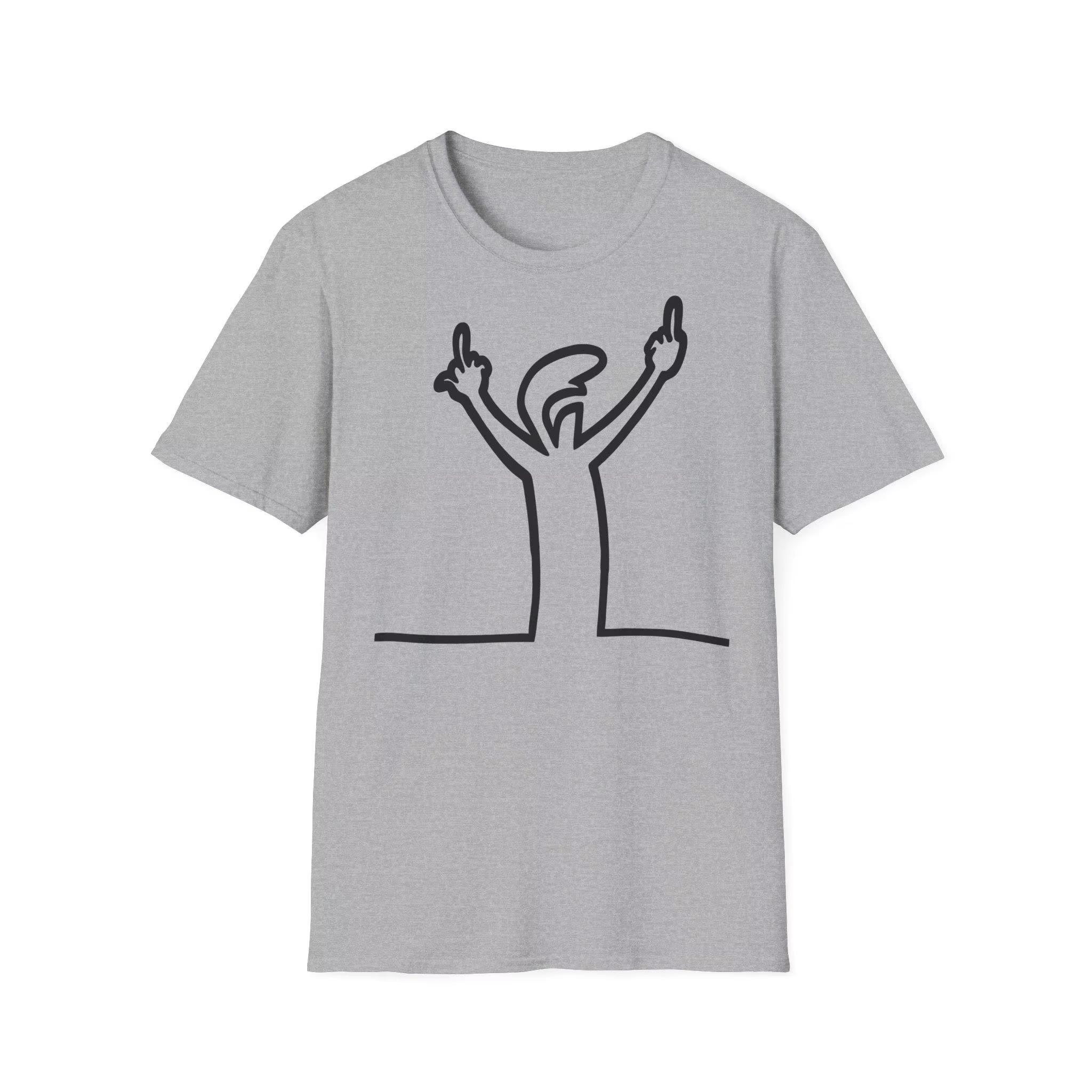 ZheXiong TEE 2026 Nieuwe Balum La Linea Grappige Grafische Print T-shirt Mannen en Vrouwen Korte Mouw Tops T-shirts Heren Katoenen T-shirt 2XL