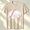 Huunisex Evolution To Baseball Batter Vintage Distressed Baseball Silhouette Graphic Unisex Cotton T Shirt Sport Fan Daily Wear Top