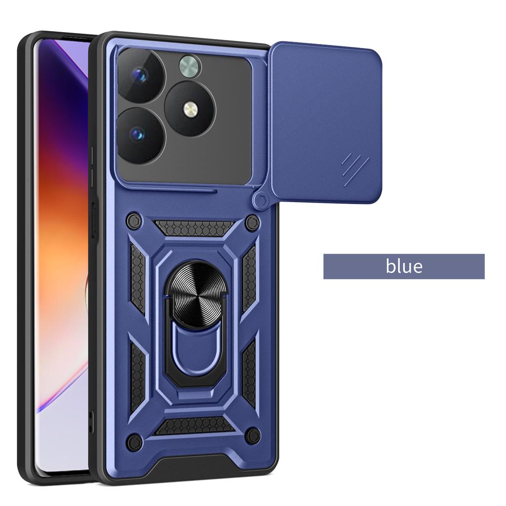 Per Realme note 70 Custodia Realme Note 70T Cover Narzo80 Lite Portachiavi ad Anello Magnetico Custodia Corazzata per Telefono Protezione Scivolo Fotocamera Cover Posteriore