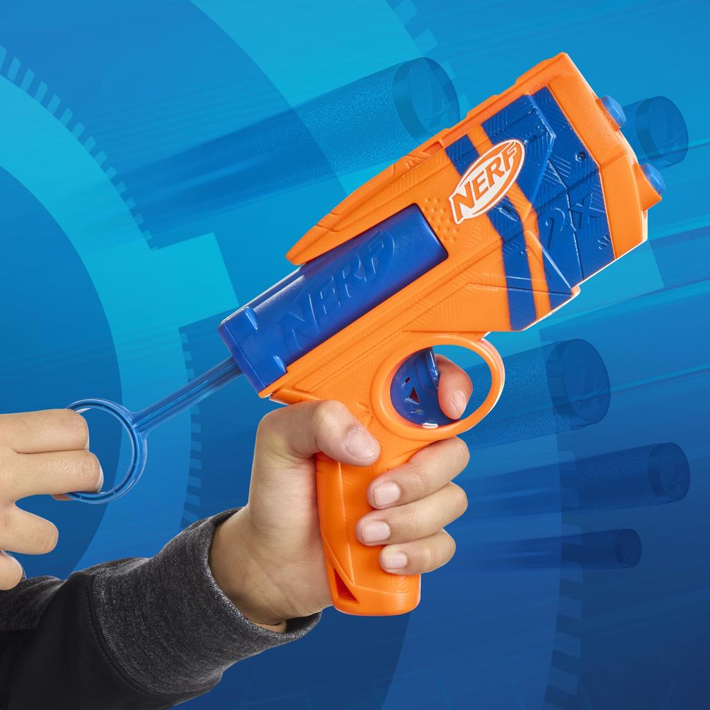 Hasbro Nerf N Series Duo Two 12 Official N1 N Series Outdoor Ages Authentic Pack Blasters, Darts, Compatible, Kids' Game, 8+, G1492,