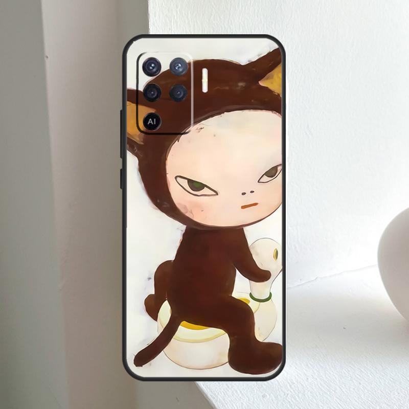 Yoshitomo Nara For OPPO A78 A98 A18 A38 A58 A5 A6 Pro A15 A17 A57 A16 A76 A96 A54 A74 A94 A40 A60 A80 Case