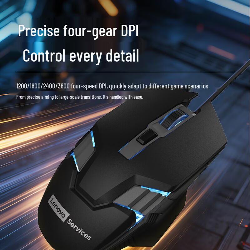 Lenovo PW41 Wired RGB Gaming Keyboard and Mouse Combo
