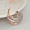 Swan Crystal Brooch: Elegant Women's Luxury Diamond Temperament Pin