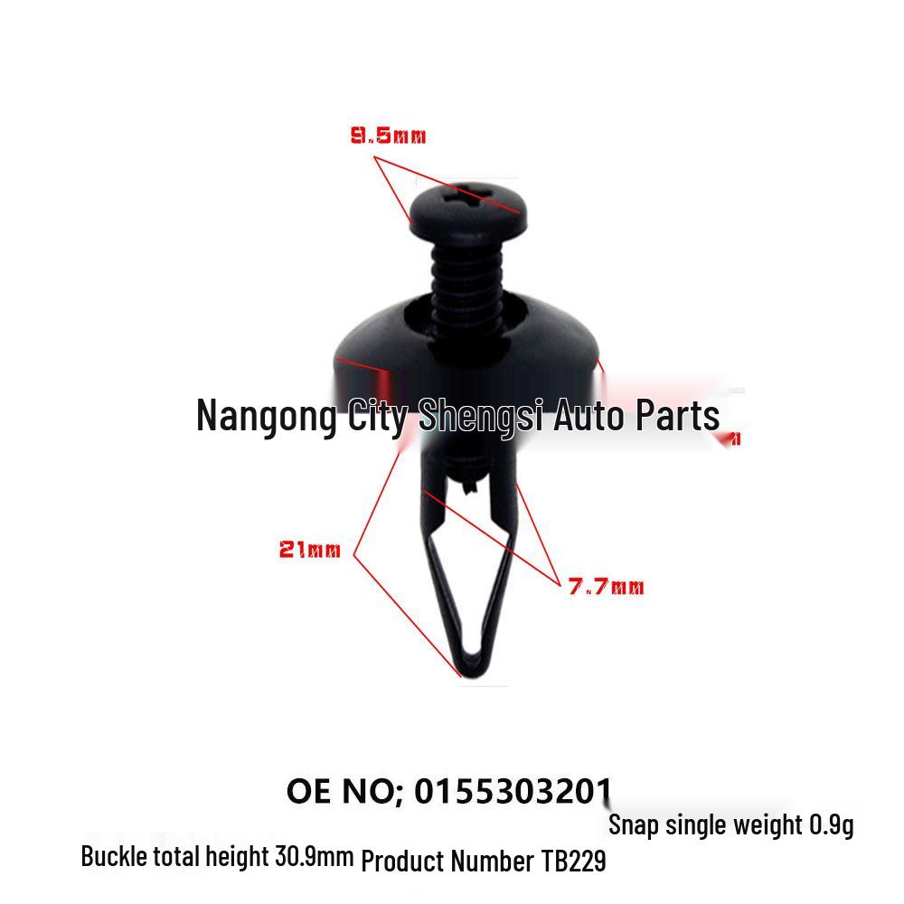 

Nissan Car Bumper Trim Universal Positioning Buckle Set 10000 units