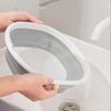 Folding Foot Bath Basin Portable Plastic Foot Soak Tub for Home Use Multipurpose Wash Basin