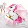Magical Unicorn Kids' Room Decor StickerUmbrella, Portable 3-Fold Umbrella for Men & Women,Christmas Gift ES158