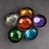 Coconut Bowl Nuts Holder Candy Container Shell Jewelry Storage Bamboo Wooden Office Fruit Snacks