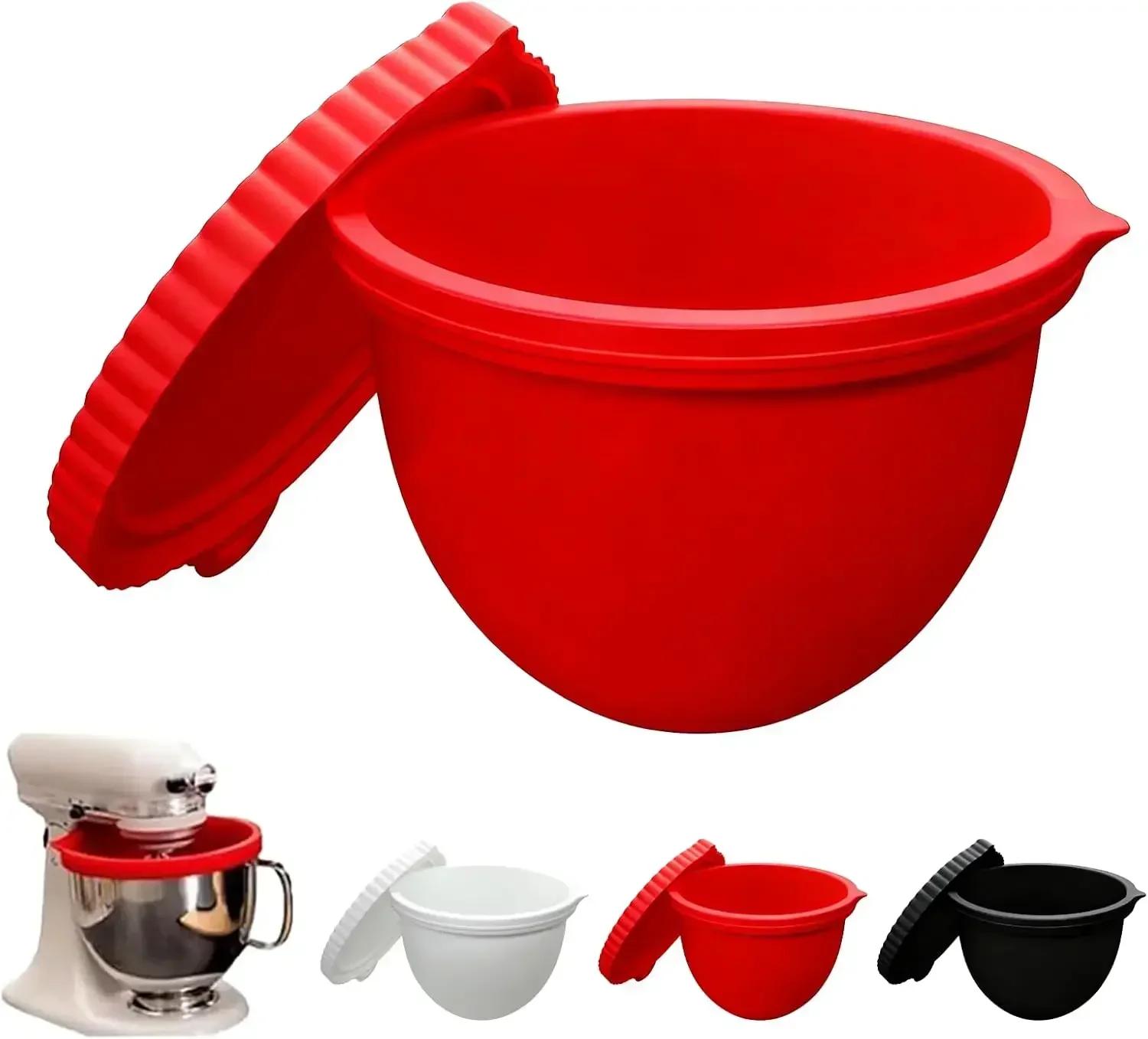 

Для миксера KitchenAid 5 Qt Силиконовые вкладыши Нескользящая силиконовая вставка для чаши Индивидуальная посадка Термостойкая Можно мыть в посудомоечной машине