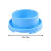 Circle Anti-Ant Pet Feeding Bowl Blue High Wear Resistant Plastic Dog Food Bowls for Puppy Cat Small Pets Pet Food Bowls
