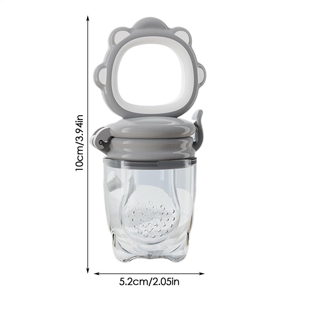 Baby Solids Fruit Feeder Pacifier Infant Teether Toy 6M+ BPAFree Easy-Clean Silicone Pacifier For  Baby Teeth Relief