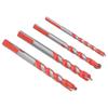 4pcs MultiFunction Drill Bit Set 6mm 0.24in 8mm 0.31in 10mm 0.39in 12mm 0.47in Hole Opener Tool