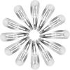 50 Pack Snap Hair Clips Hair Barrettes For Kids, Girls And Women, 50 Mm (silver) 25-26s