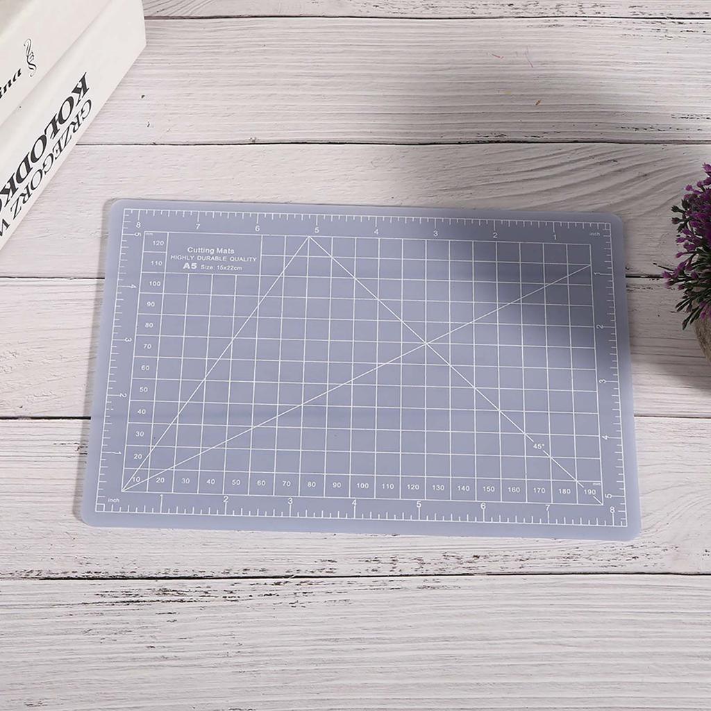 Translucent Cutting Pad Non Slip Cut Board Hand Made Tool Non Reflective for Rubber Stamp
