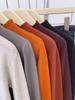 2026 Winter Slim Fit Half-High Neck Knit Sweater - Solid Color Base Layer