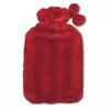 Life Bolsa de Agua Caliente Cubierta de Piel Roja 1.8L