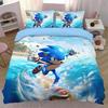 Anime Hedgehog Duvet Cover Set Ssonic Bedding Set Quilt Cover Cover For Bedroom Dormitory Decor Holiday Gifts Queen King