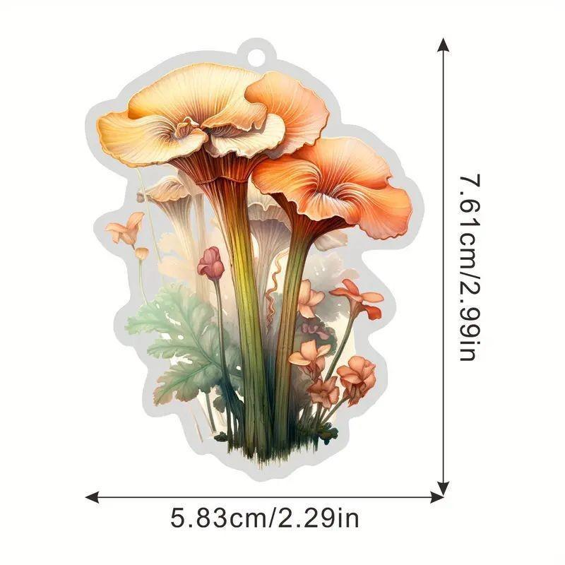 

Mushroom Acrylic Whimsical Flower Car Pendant For Unique Home And Styling Auto StyleA