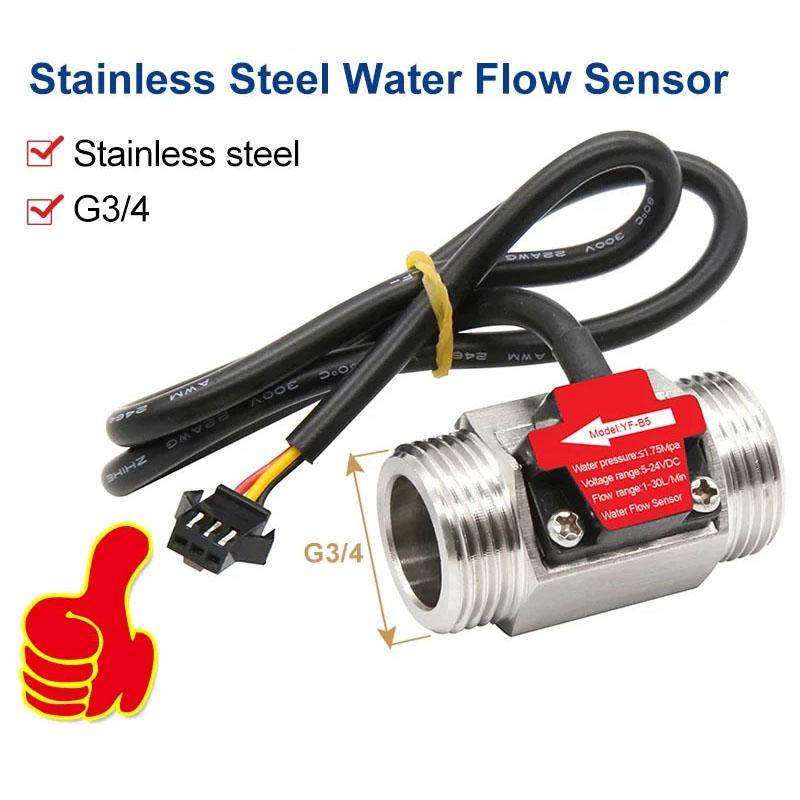

Intelligent Electronic digital flowmeter meter water flow sensor measuring flow temperature flow velocity integration G1 G1/2 DN20 G3-4