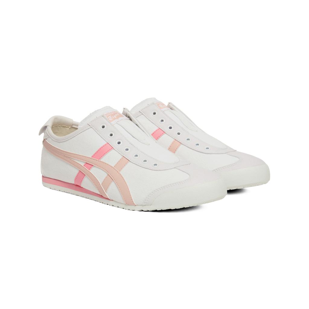 ONITSUKA TIGER MEXICO 66 SLIP On Casual Shoes Unisex Low Top White/Pink 1183A360-132