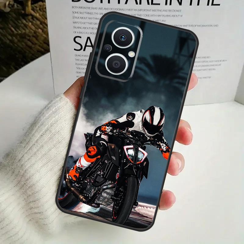 Moto Cross Motorcycle Sports Case For OPPO Reno 8T 4Z 5Z 8 10 11 Pro 4 5 6 7 Lite OPPO Find X6 Pro X3 X2 X5 Lite Cover