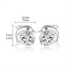 A Pair of Earrings and High-end Luxury Synthetic Zircon Earrings