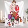 Hollow Knight Blanket Cartoon Game Printed Flannel Blanket for Home Living Room Bedroom Decor New Year Christmas Gift for Fans