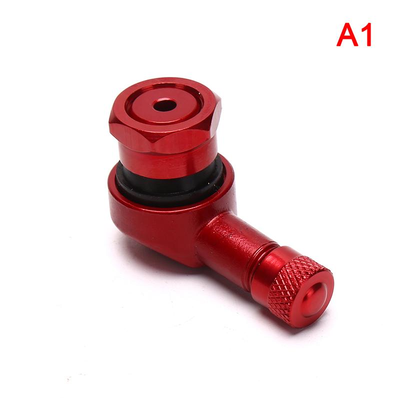 1pc Aluminum Alloy Valve Motorcycle Rim 90 Degree Angle Motorcycle Wheel Tire Tubeless Valve Stems For Rim Wheel Parts