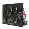 Conjunto de 5 Instrumentos Velocímetro Nível de Combustível Temperatura da Água Medidor de Pressão do Óleo Voltímetro Barco