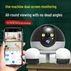 Pet-Style Dual-Lens Surveillance Camera with 360° View and Intelligent Remote Monitoring