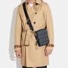 New COACH Sullivan Jacquard Fabric With Cow Leather Crossbody Bag, Shoulder Bag Trumpets Men's Denim CG996-B4DE