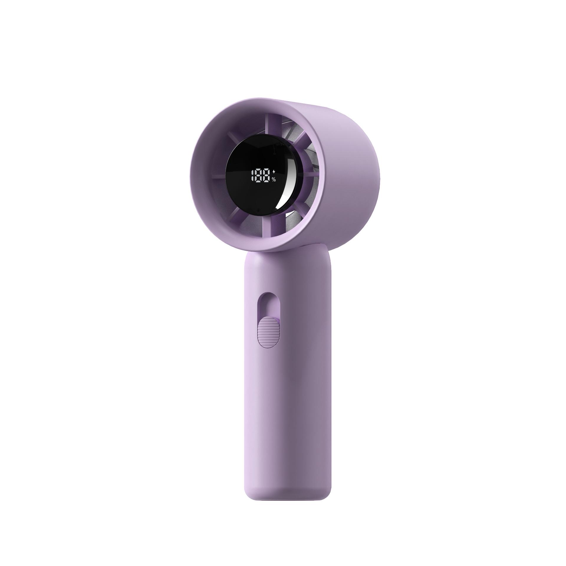 

100-Speed Portable USB Mini Fan - Powerful Handheld Turbine for Outdoor Use 54*58*151mm