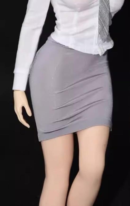 

[TOYBARJAPAN] Фигурка в масштабе 1/6 GS Style, совместимая с телом TBLeague, Сексуальный наряд офисной леди/секретаря (Серая облегающая юбка)