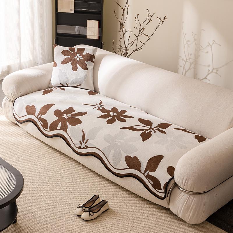 Chenier Special-Shaped Sofa Cushion Is Universal In All Seasons, Simple Modern Non-Slip Seat Cushion Ins Wind Straight Row Sofa Cover Cloth Towel