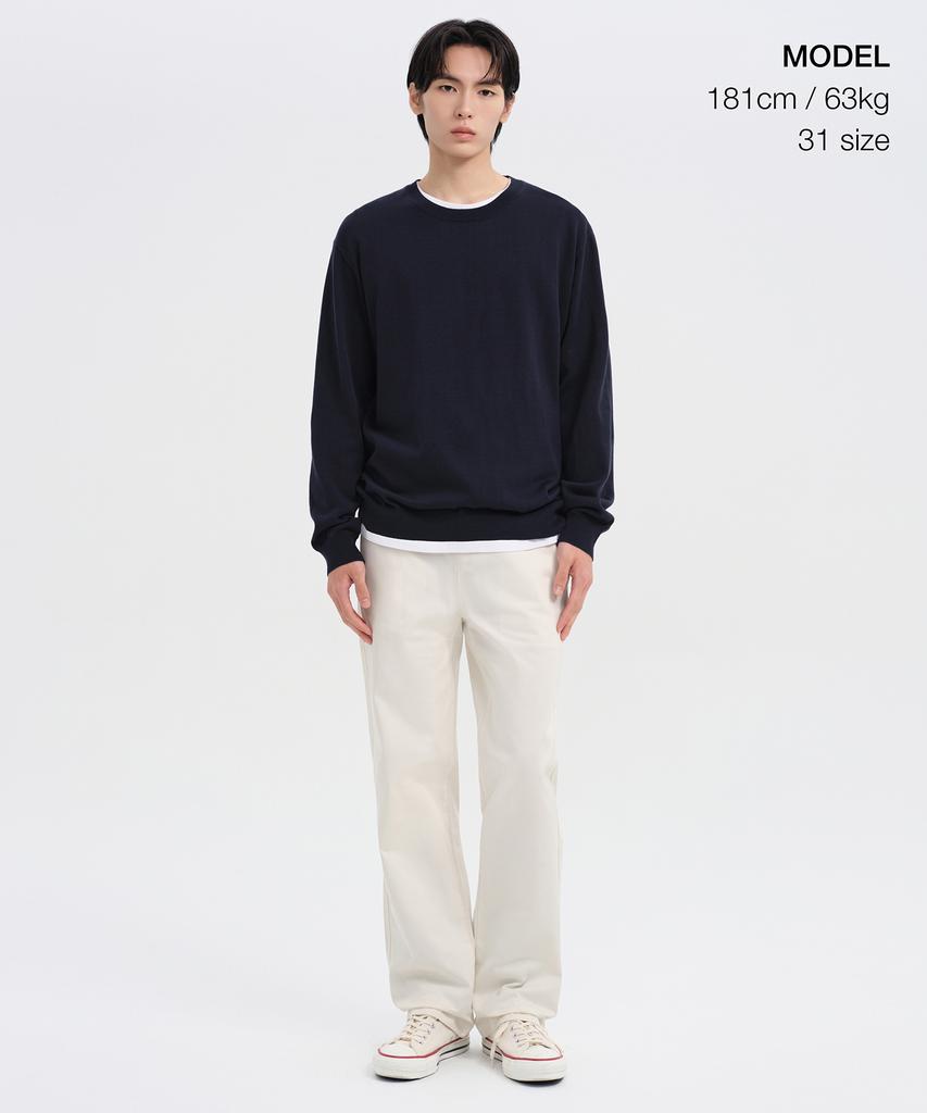 Musinsa Standard Straight Chino Pants [Cream]
