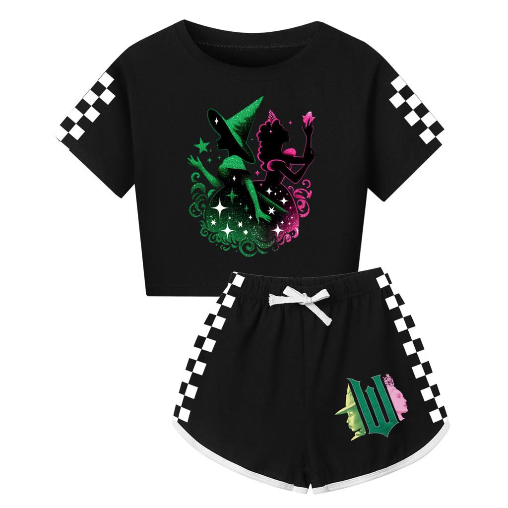 Wicked Toddler Children Cotton Pajama Set With Soft Material For Home And Sleep