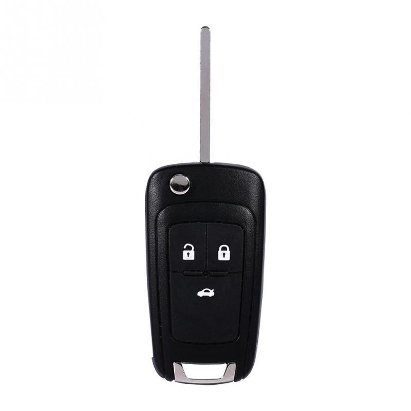 Flip Folding Remote 3 Buttons Key Fob  Case For  Zafira Astra
