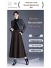 2025 Autumn/Winter Wool Cashmere High-Waisted A-Line Pocket Skirt, Mid-Length.